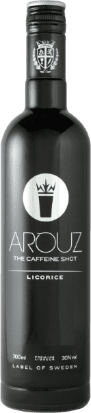 A picture of a bottle of Arouz Salty Licorice A bottle of Arouz salty licorice