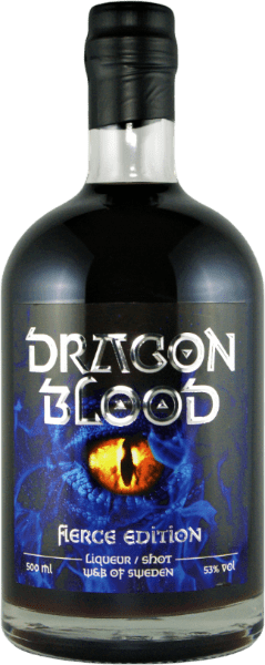 A bottle of Dragon Blood Fierce Edition