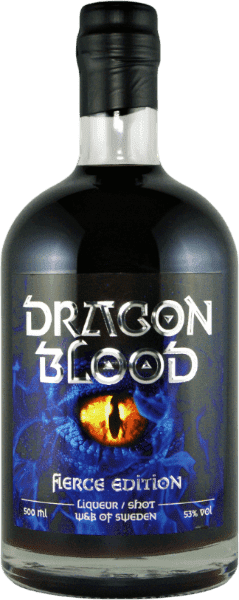 A bottle of Dragon Blood Fierce Edition