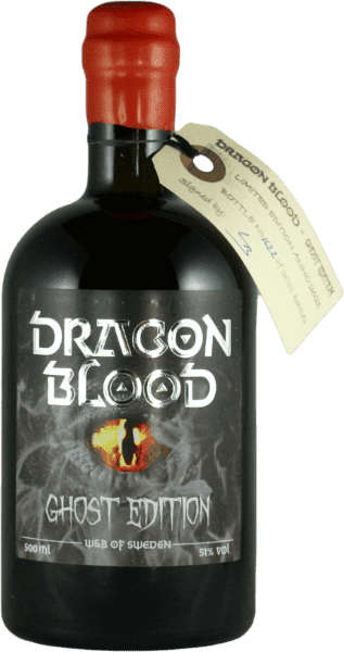 A picture of a bottle of Dragon Blood Ghost Edition A bottle of Dragon Blood Ghost Edition