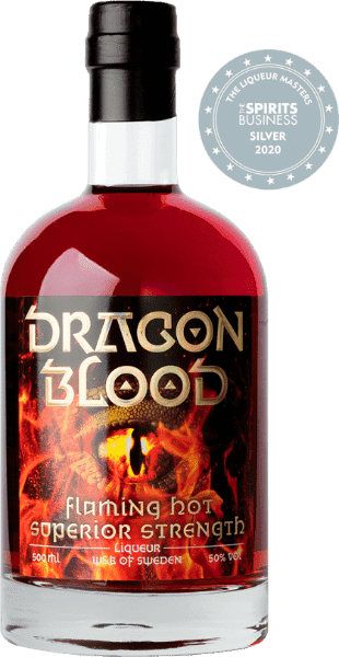 A bottle of Dragon Blood Superior Strength